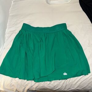 ALO Yoga Vibrant Green Skater Skirt